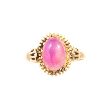 Altın yüzük, geleneksel üretim pembe yakut