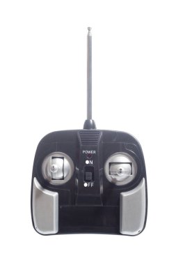 Uzaktan kontrol beyaz arkaplanda izole edildi.