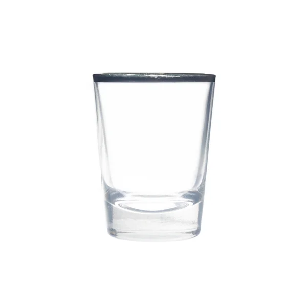 Cocktailglas - kleine schot. Geïsoleerd op witte achtergrond — Stockfoto