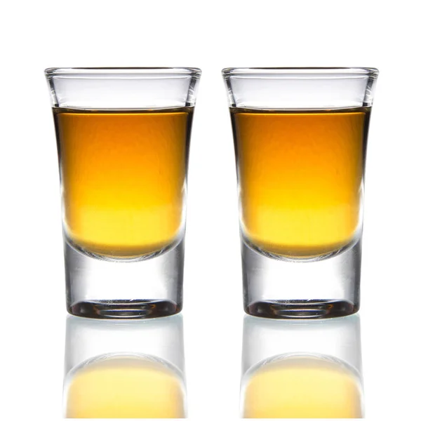 Koktélos pohár, brandy és whiskey - — Stock Fotó