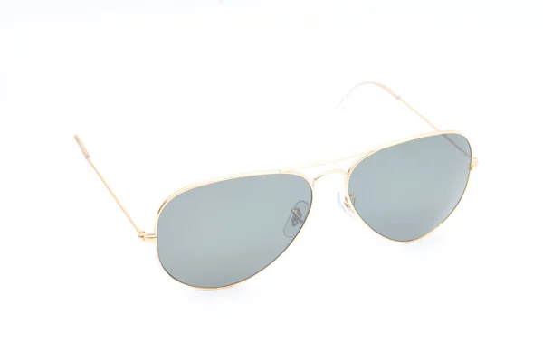 Czarne okulary przeciwsłoneczne odizolowane na białym tle — Zdjęcie stockowe