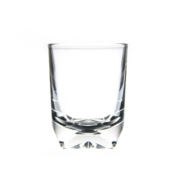 Cocktailglas - kleine schot. Geïsoleerd op witte achtergrond — Stockfoto