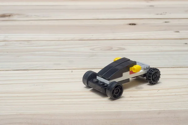 Toy car made from lego pieces