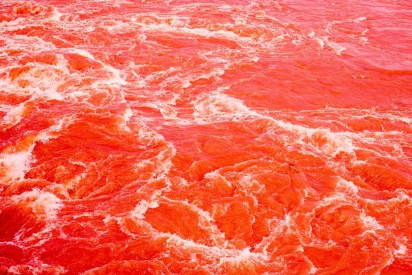 Surface de l'eau, Concept mer de sang — Photo