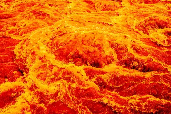 Rio de lava magma. textura de fundo . — Fotografia de Stock