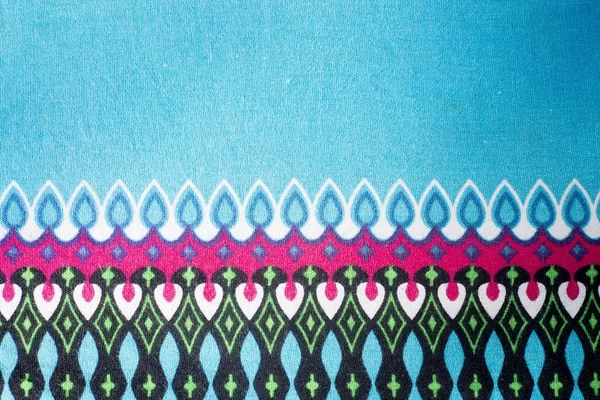 Wzory na kolorowe tkaniny jaskrawy. — Zdjęcie stockowe
