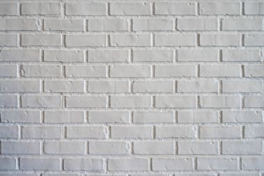 Doku veya arkaplan için beyaz tuğla duvar