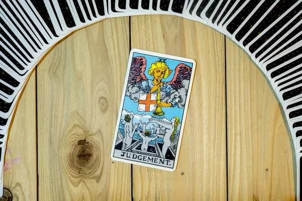 Stapel von Tarot-Karten; . — Stockfoto