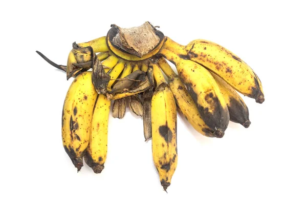 Banana Wilt White Background — Stock Photo, Image