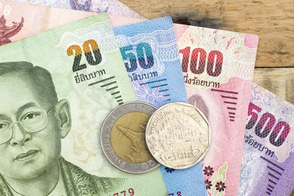 Close Thai Banknotes — Stock Photo, Image