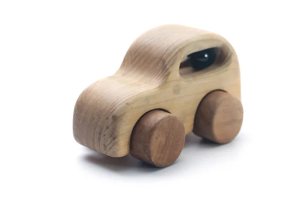 Macchina Giocattolo Bambini Legno — Foto Stock