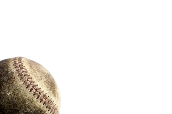 Baseballball Auf Weißem Hintergrund — Stockfoto