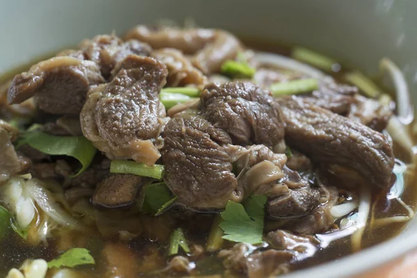 Fermeture Soupe Porc Braisé Dans Style Thaïlandais — Photo