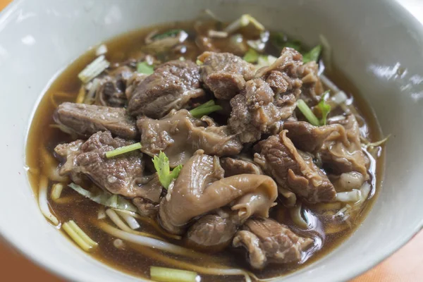 Fermeture Soupe Porc Braisé Dans Style Thaïlandais — Photo