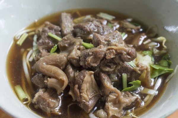 Fermeture Soupe Porc Braisé Dans Style Thaïlandais — Photo