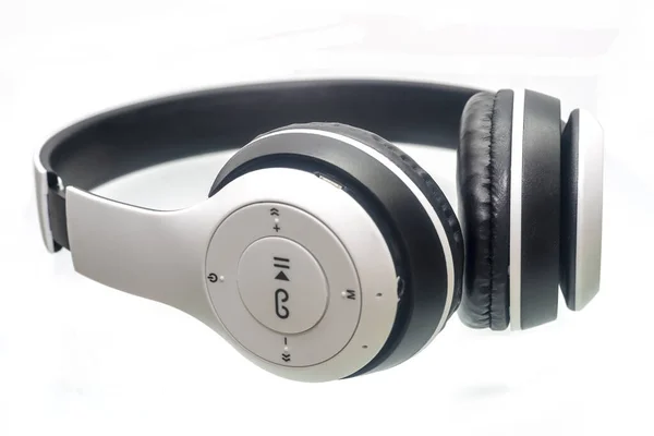 Słuchawki Bluetooth Izolowane Białym Tle — Zdjęcie stockowe