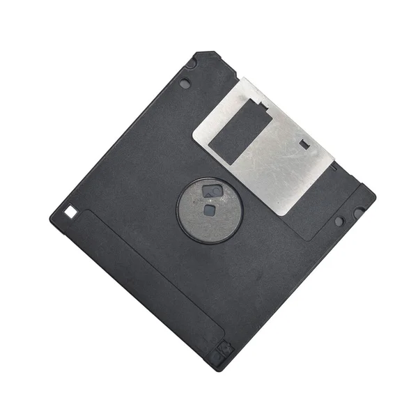 Magnetic Floppy Disc White Background — Stock Photo, Image