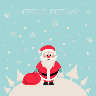 Noel baba karakteri. Duygular Icon set. Mutlu Noeller