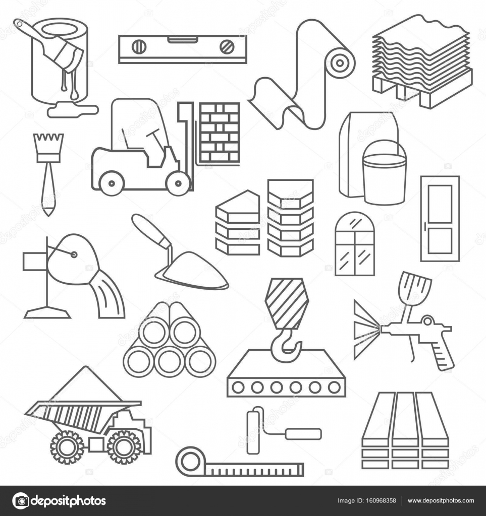 Icon: finishing materials | Construction and finishing materials icon