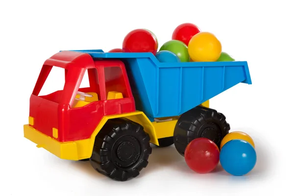 Jouets en plastique multicolores — Photo