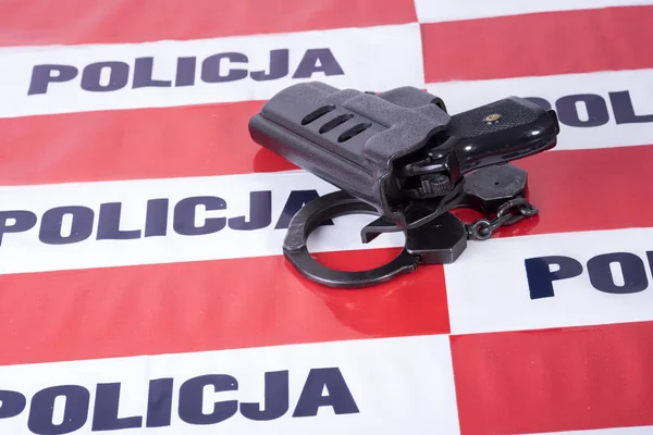 ポーランドの警察の要素機器 — ストック写真