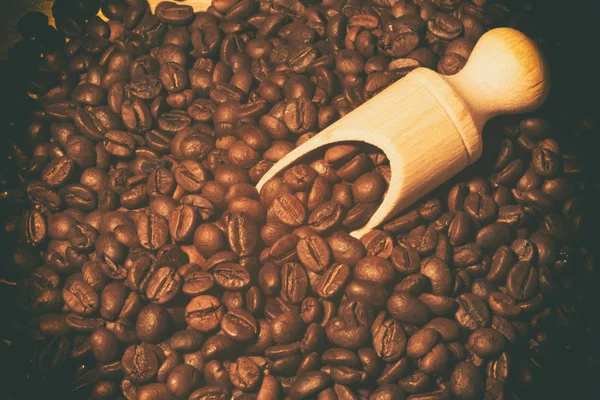 Biji kopi dalam jumlah besar — Stok Foto