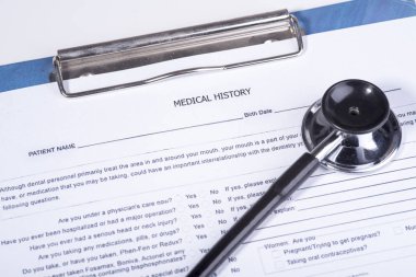 tıbbi geçmişi Anketi