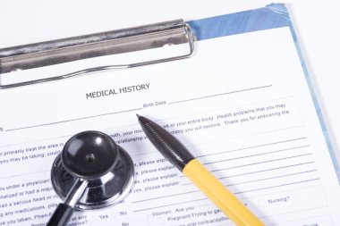 tıbbi geçmişi Anketi