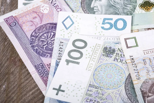 Lengyel Zloty-pénz — Stock Fotó