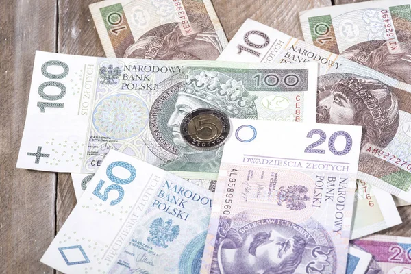 Polish zloty money — Stock Photo, Image