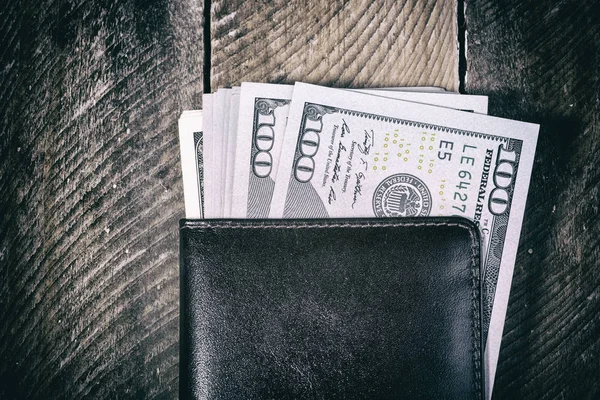 달러의 전체 지갑 — 스톡 사진