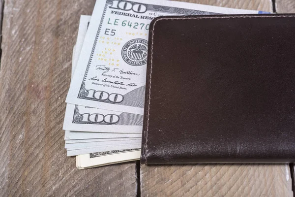 달러의 전체 지갑 — 스톡 사진