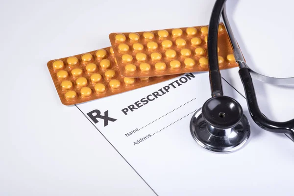 prescription for drugs against diseases