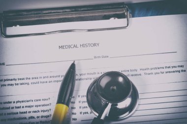 tıbbi geçmişi Anketi