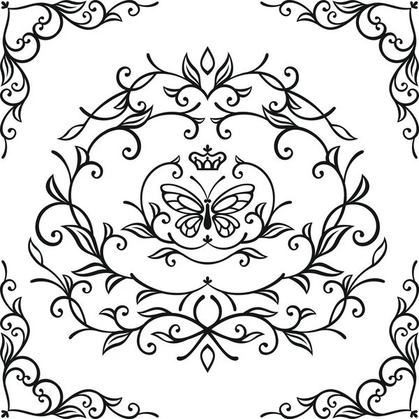 Etichete vintage ornate — Vector de stoc