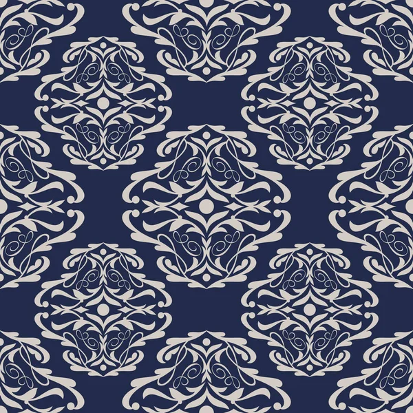 Vektorové Damask Pattern Design, kreativní módní pozadí, výtvarné wrappin papíru — Stockový vektor