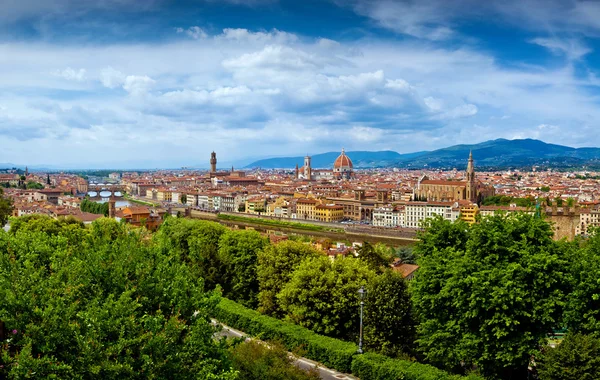 Widok na miasto Firenze — Zdjęcie stockowe