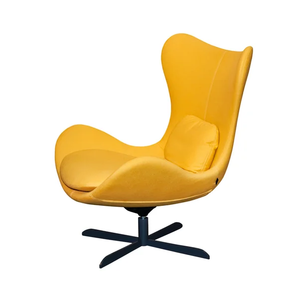 Spinning sedia da ufficio gialla — Foto Stock