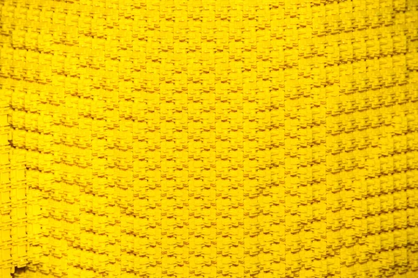Plastic yellow construction blocks — Stock Photo, Image