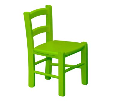 Çocuklar ahşap sandalye