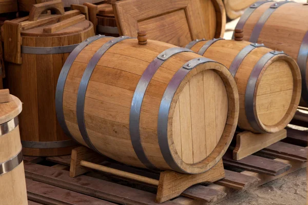 Barrels for storage — Stock Photo, Image