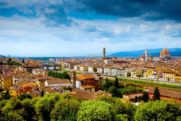 Panorama miasta z Florencji — Zdjęcie stockowe