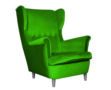 Tekstil Klasik yeşil sandalye