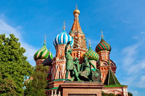 Catedral de São Basílio Pokrovsky em Moscou — Fotografia de Stock