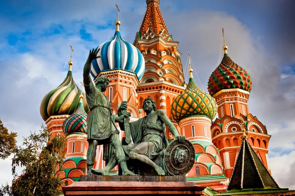 Catedral de São Basílio Pokrovsky em Moscou — Fotografia de Stock