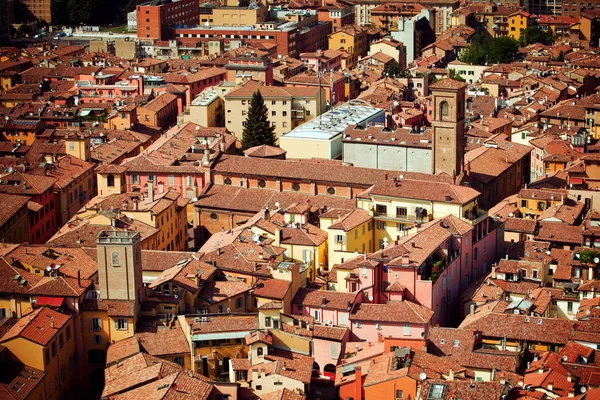 Uitzicht op de stad Bologna — Stockfoto