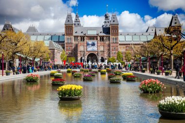 Rijksmuseum görüntülemek işareti ile ben Amsterdam Amsterdam city, Hollanda