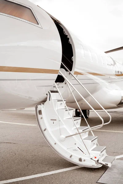 Private jet ladder — Stock Photo, Image