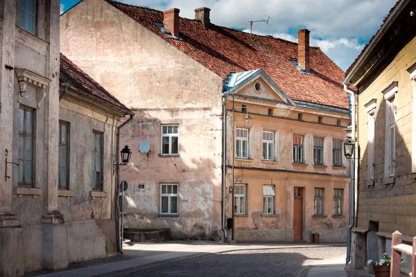 Arquitetura da cidade de Kuldiga, Letónia — Fotografia de Stock