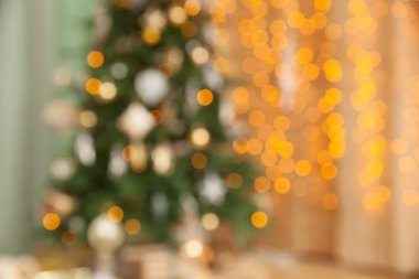 Süslenen yılbaşı ağacı, yılbaşı arka plan